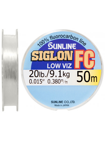 Флюорокарбон Sunline Siglon FC 50m 0.38mm 9.1kg повідковий
