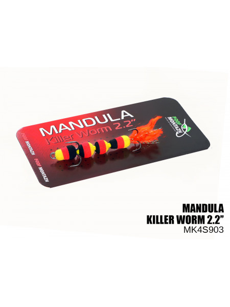 Мандула Prof Montazh Killer Worm 4 сегменти 55мм (#903)