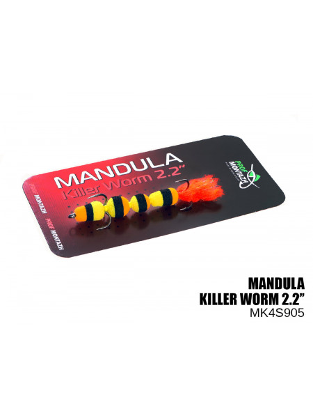 Мандула Prof Montazh Killer Worm 4 сегменти 55мм (#905)