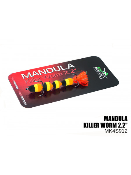 Мандула Prof Montazh Killer Worm 4 сегменти 55мм (#912)
