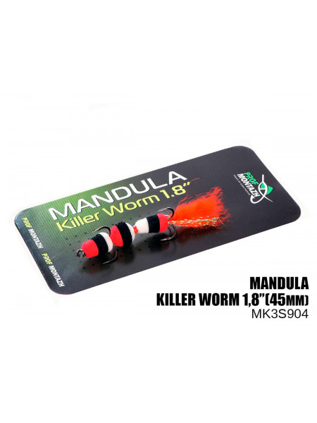 Мандула Prof Montazh Killer Worm 3 сегменти 45мм (#904)