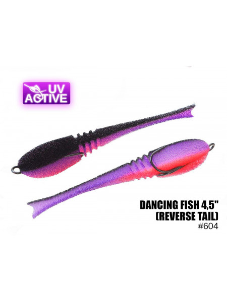 Поролонова рибка Dancing Fish 4.5 (Reverse Tail) #604(1шт/п)
