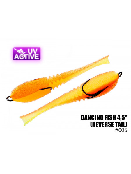 Поролонова рибка Dancing Fish 4.5 (Reverse Tail) #605(1шт/п)