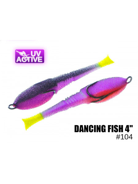 Поролонова рибка Dancing Fish 4” #104(1шт/п)