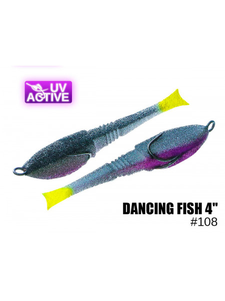 Поролонова рибка Dancing Fish 4” #108 (1шт/п)