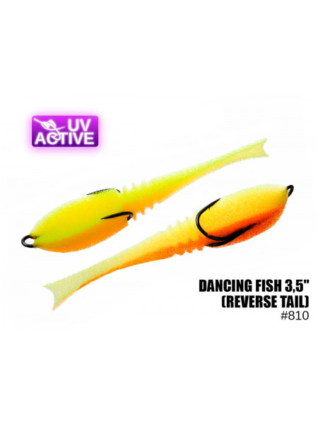Поролонова рибка Dancing Fish 3.5 (Reverse Tail) #810 (1шт/п)