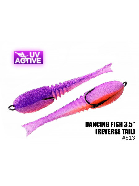 Поролонова рибка Dancing Fish 3.5 (Reverse Tail) #813 (1шт/п)