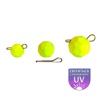 Груз Fishball (гранований) ЛИМОН - 20 г (4 шт)