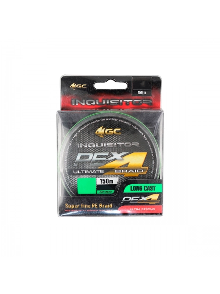 Шнур GC Inquisitor PE X4 150м Lime Green #0.4