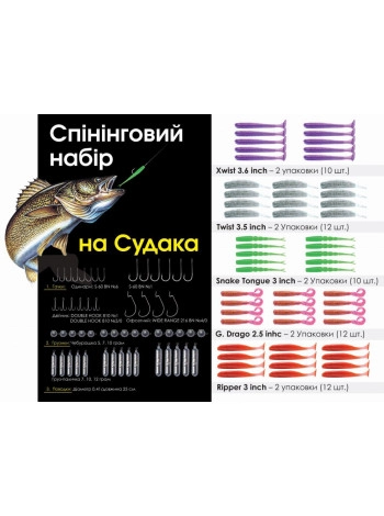 Спінінговий набір “На судака”